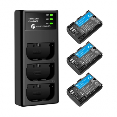  FirstPower NP-FZ100 Battery 3-Pack and Triple Slot Charger for  Sony FX3, FX30, A7 III, A7 IV, A7R III, A9, A6600, A7R3, A7S III/A7S3, A7R  III/A7C Camera : Electronics